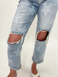 Risen Starry Sky High Rise Slouch Jeans