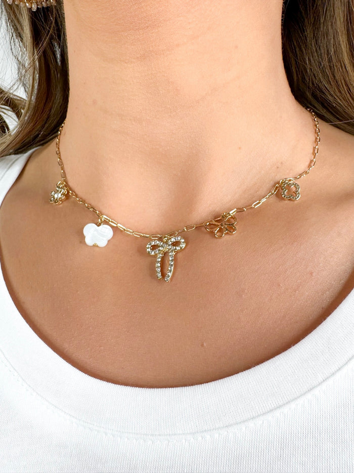 Golden Whimsy Charm Necklace
