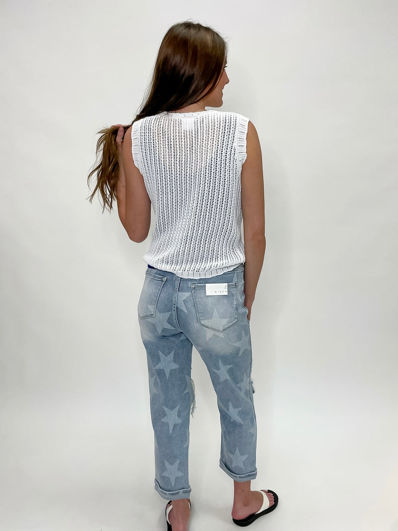 Risen Starry Sky High Rise Slouch Jeans