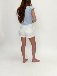 Pinched Button Down Shorts
