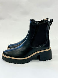 Black Chelsea Lug Boots