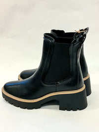 Black Chelsea Lug Boots