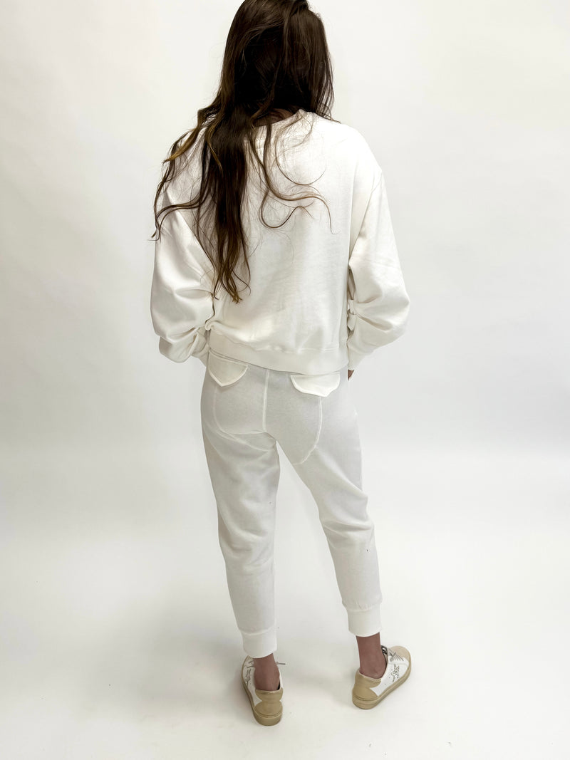 Ivory Soft Knit Two Piece Set