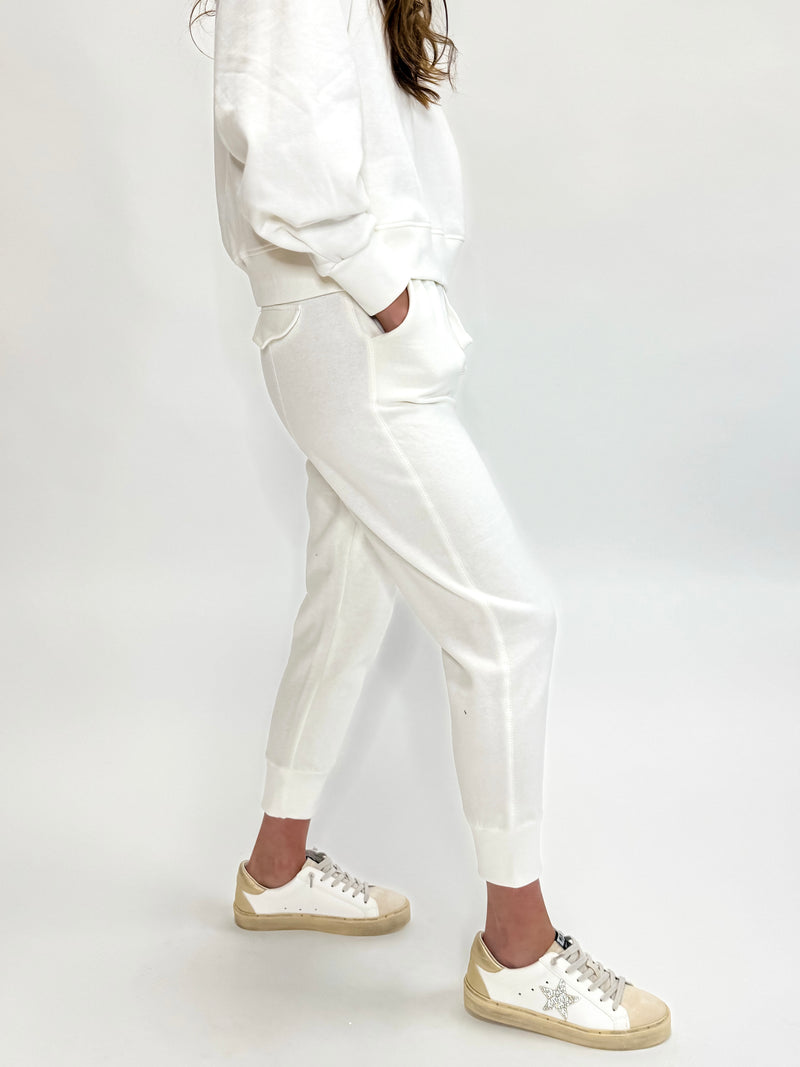 Ivory Soft Knit Two Piece Set