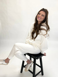Ivory Soft Knit Two Piece Set
