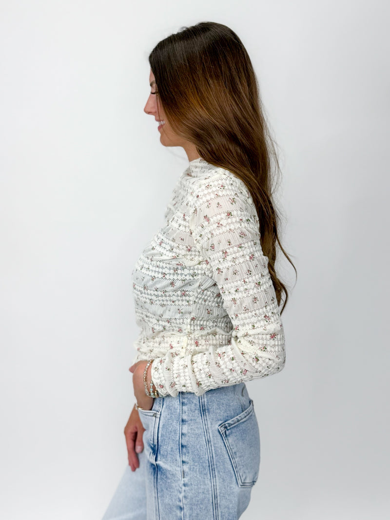 Meadow Whisper Knit Top