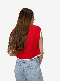 Cherry Pop Knit Top