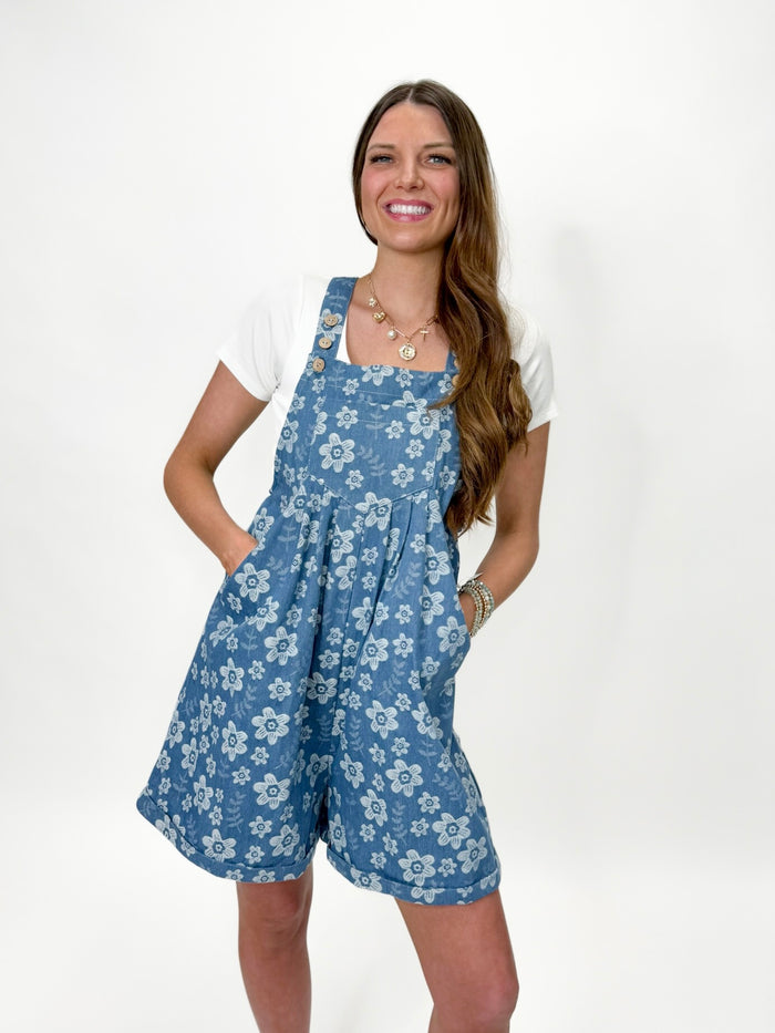 Daisy Days Denim Shortalls