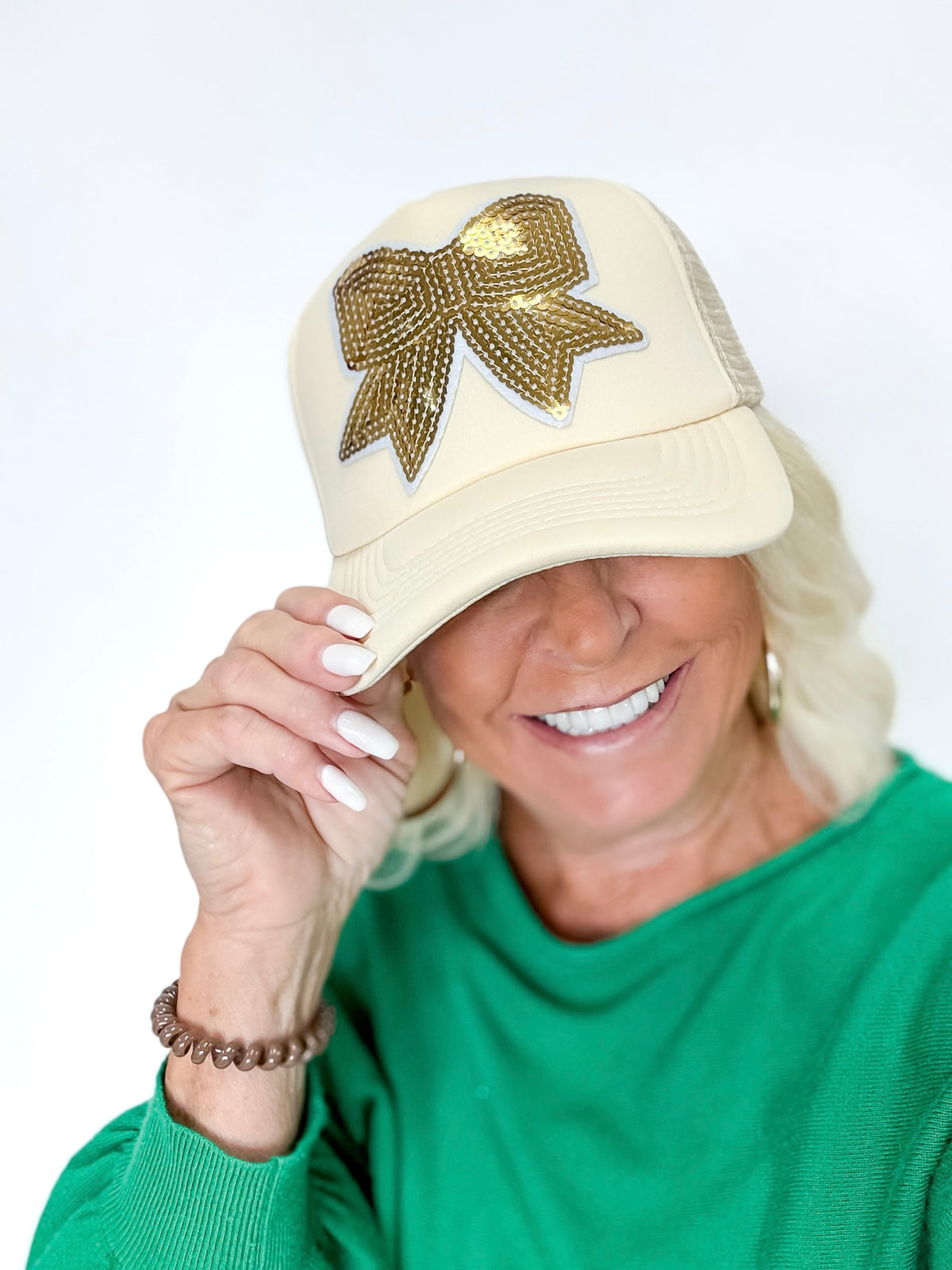 Golden Gift Sequin Hat