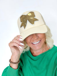 Golden Gift Sequin Hat
