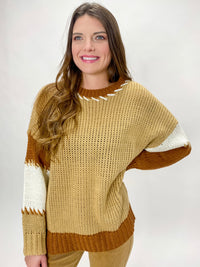S'mores Color Block Sweater