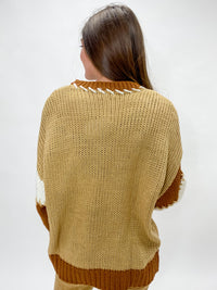 S'mores Color Block Sweater