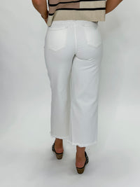 Risen High-Rise Wide Leg Crop Jeans-CREAM