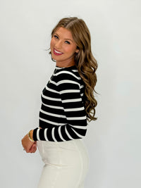 Striped Harmony Fitted Top