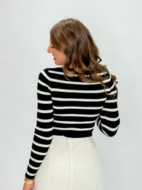 Striped Harmony Fitted Top