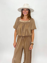 That True Autumn Feeling Sand Two Piece Set