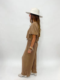 That True Autumn Feeling Sand Two Piece Set
