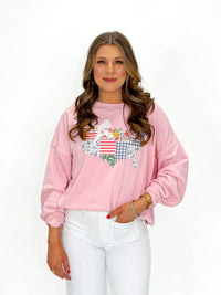 Liberty Bloom Patchwork Sweatshirt