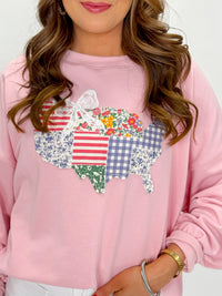 Liberty Bloom Patchwork Sweatshirt