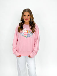 Liberty Bloom Patchwork Sweatshirt