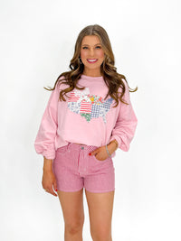 Liberty Bloom Patchwork Sweatshirt