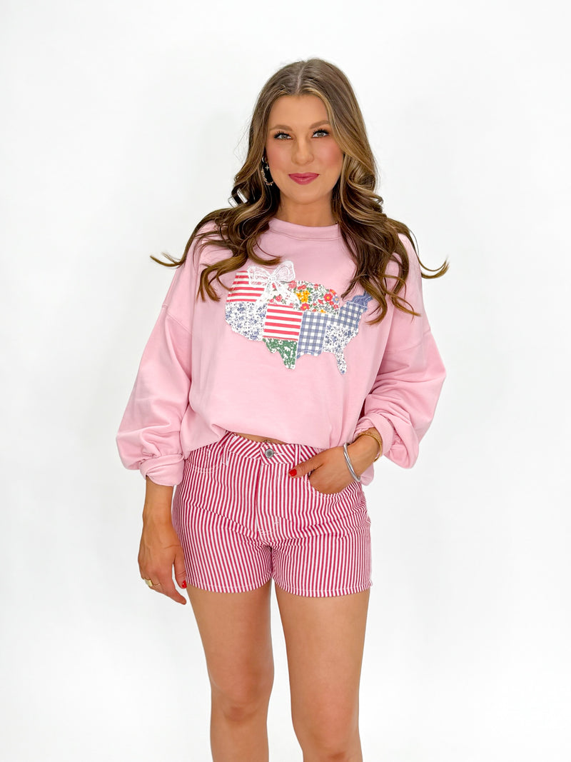 Liberty Bloom Patchwork Sweatshirt
