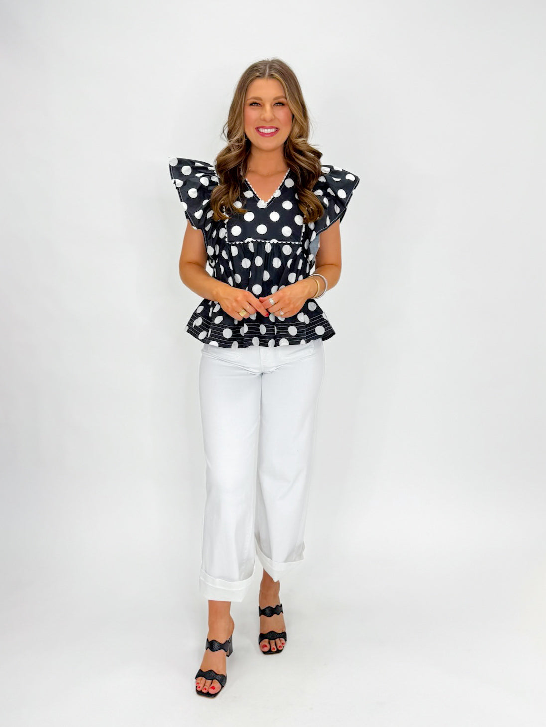 Polka Dot Charm Top