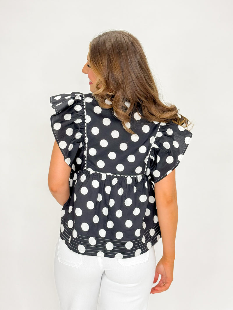 Polka Dot Charm Top