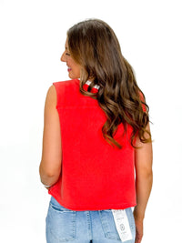 Sideline Spirit Mineral Crop Tank
