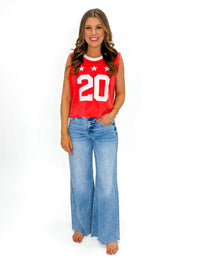 Sideline Spirit Mineral Crop Tank