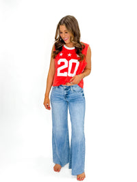 Sideline Spirit Mineral Crop Tank