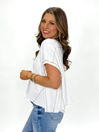 Desert Stitch Oversized Top