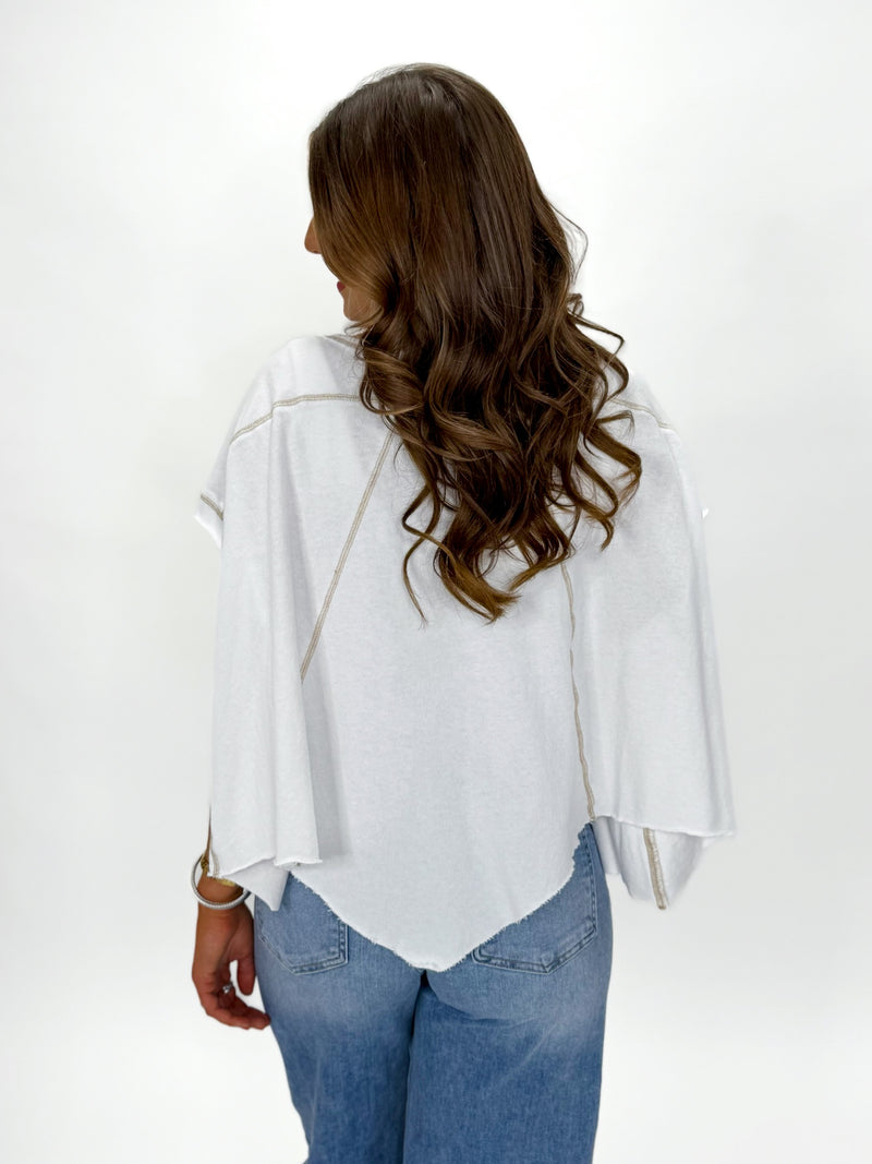 Desert Stitch Oversized Top