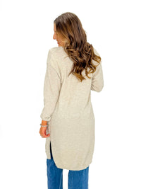Coastal Dune Open Cardigan