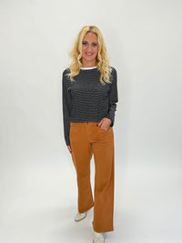 Stripes Of Elegance Top