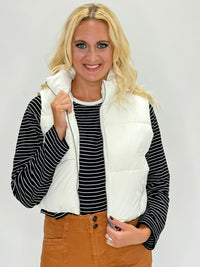 Stripes Of Elegance Top