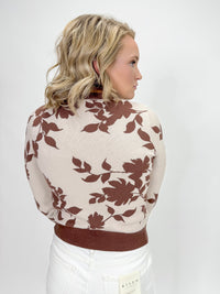 Petal Pop Sweater - Oatmeal & Mocha