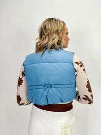 Puff Up Vest - Blue