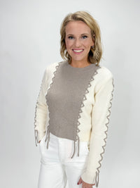 Stitch & Flow Color Block Sweater