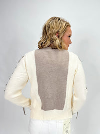 Stitch & Flow Color Block Sweater