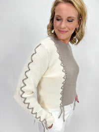 Stitch & Flow Color Block Sweater