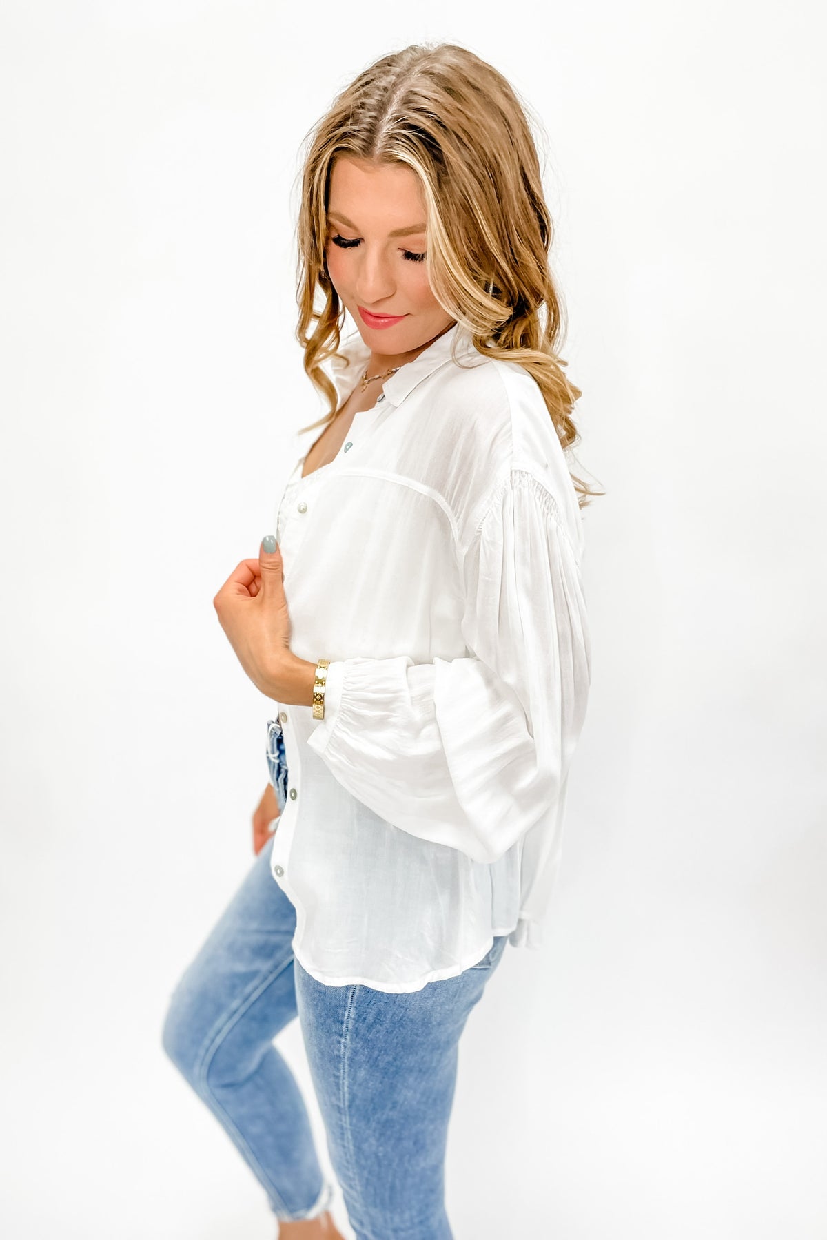 Ocean Break White Blouse