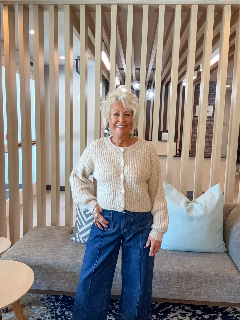 Cozy Cloud Button Cardigan
