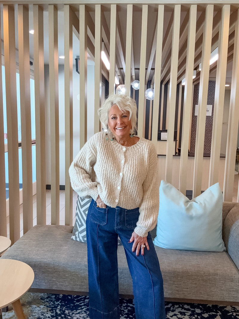 Cozy Cloud Button Cardigan