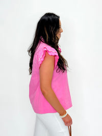Cotton Candy Flutter Top