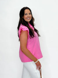 Cotton Candy Flutter Top