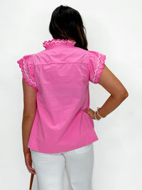 Cotton Candy Flutter Top