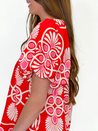 Fiesta Bloom Puff Sleeve Top