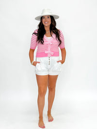 Pink Parlor Knit Pullover