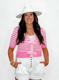Pink Parlor Knit Pullover